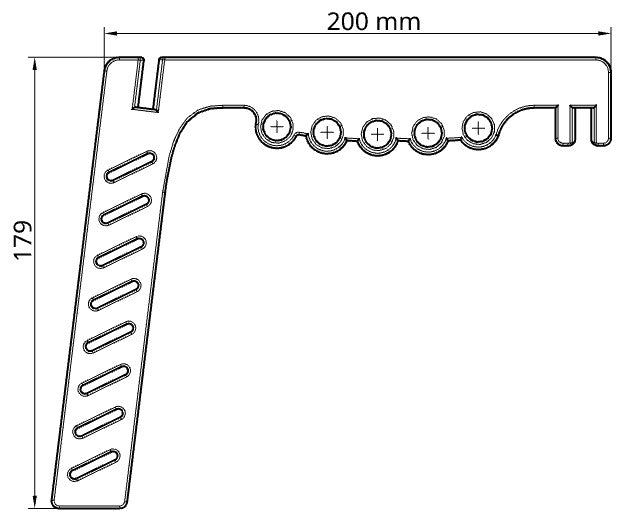 Opsats til bordet (retro) - Buffetopsats
