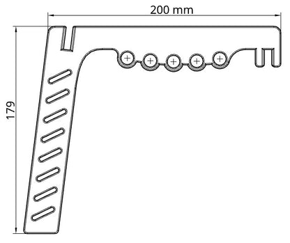 Opsats til bordet (retro) - Buffetopsats